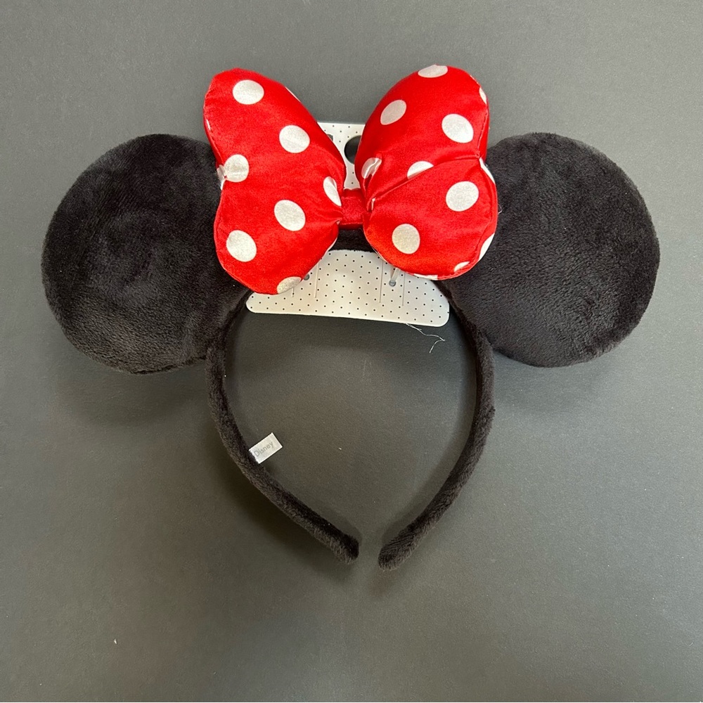 Disney Minnie Mouse Ears / Headband Red Polka Dot Bow Exclusive from Primark